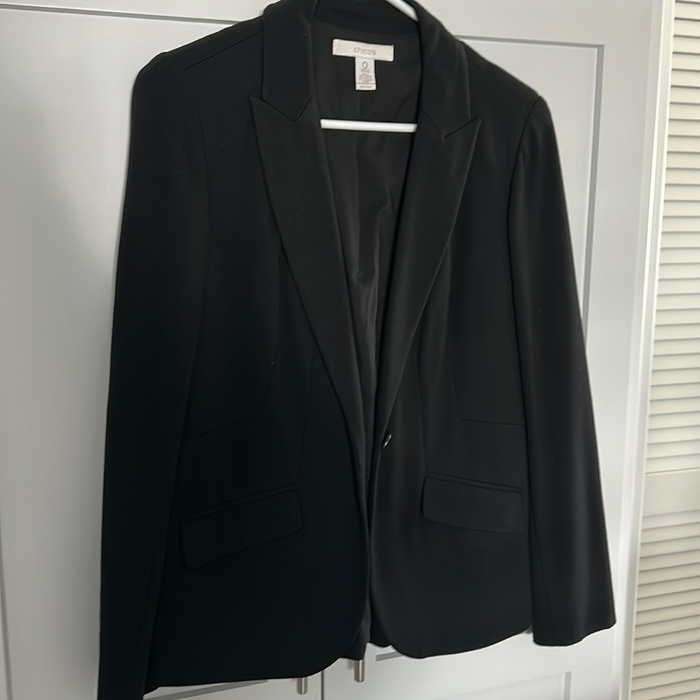 Black jacket by Chico's lined